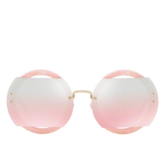 Miu Miu Reveal Evolution Pink Sunglasses